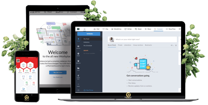 Zoho Workplace is a comprehensive suite of cloud-based productivity applications designed to help businesses streamline their operations, enhance collaboration, and boost productivity.